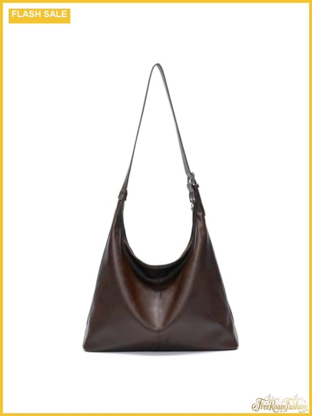 Large Slouchy Hobo Bag Vegan Leather Shoulder Purse Tote Women Work Handbag